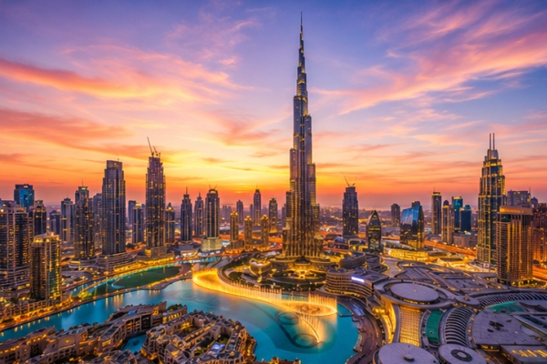 Downtown Dubai and Burj Khalifa